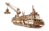 Ugears Research Vessel ★Mechanical 3D Puzzle Kit Model Toys Gift Present Birthday Xmas Christmas Kids Adults