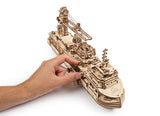 Ugears Research Vessel ★Mechanical 3D Puzzle Kit Model Toys Gift Present Birthday Xmas Christmas Kids Adults