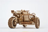 Ugears Scrambler Ugr-10 Motor Bike With Sidecar ★Mechanical 3D Puzzle Kit Model Toys Gift Present Birthday Xmas Christmas Kids Adults