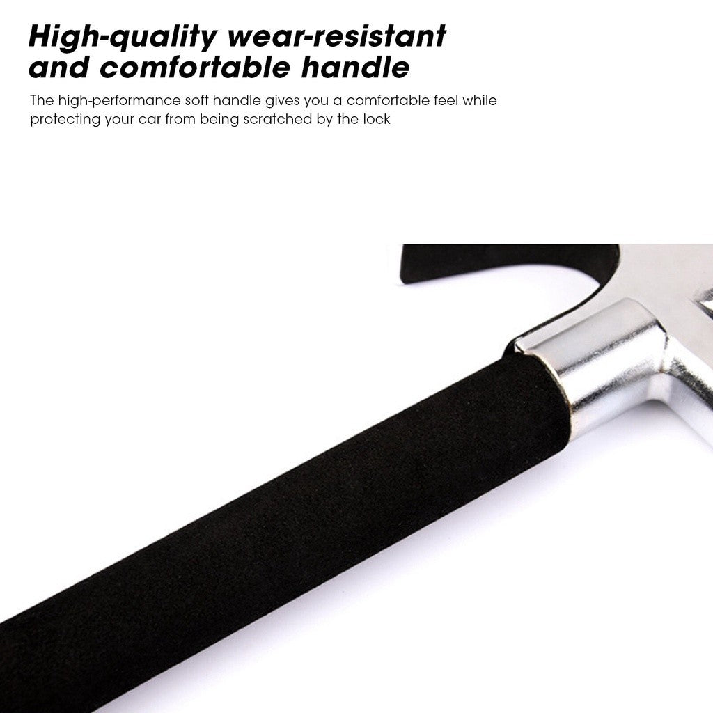 U-Type Universal Car Steering Wheel Lock Clamp High Security Anti Theft Thief Steal Vehicles Hammer