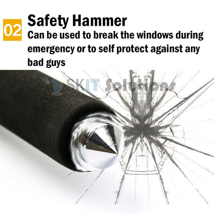 U-Type Universal Car Steering Wheel Lock Clamp High Security Anti Theft Thief Steal Vehicles Hammer