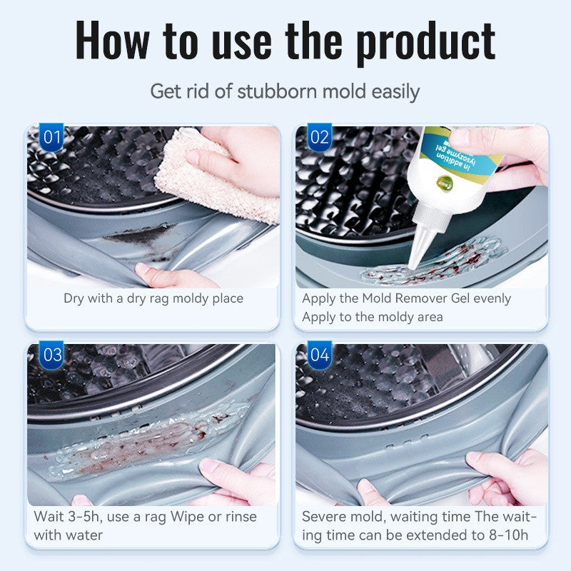 【SKIT SG】Mold Remover Cleaner Household Mold Remover Gel Home Toilet Kitchen Bathroom Cleaning 200g