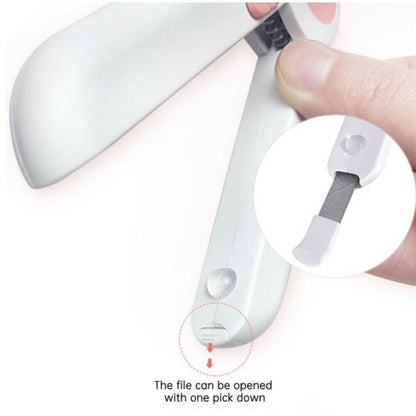 LED Pet Nail Clipper with Built-In Nail File for Cats & Dogs