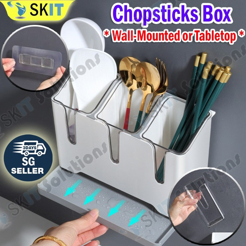 Kitchen Household Tableware Cutlery Organizer Chopstick Spoon Fork Chopsticks Box Holder Stand Utensils Strainer Drainer