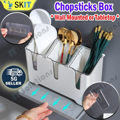 Kitchen Household Tableware Cutlery Organizer Chopstick Spoon Fork Chopsticks Box Holder Stand Utensils Strainer Drainer