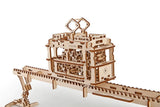 Ugears Tram On Rails ★Mechanical 3D Puzzle Kit Model Toys Gift Present Birthday Xmas Christmas Kids Adults