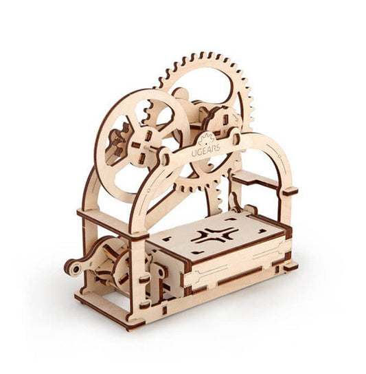 Ugears Mechanical Box Or Namecard Holder ★Mechanical 3D Puzzle Kit Model Toys Gift Present Birthday Xmas Christmas Kids Adults