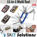 11in1 Bike Repair Multi Tools Kits Pocket Allen Key Hex Socket Set Bicycle Phillips Screwdriver
