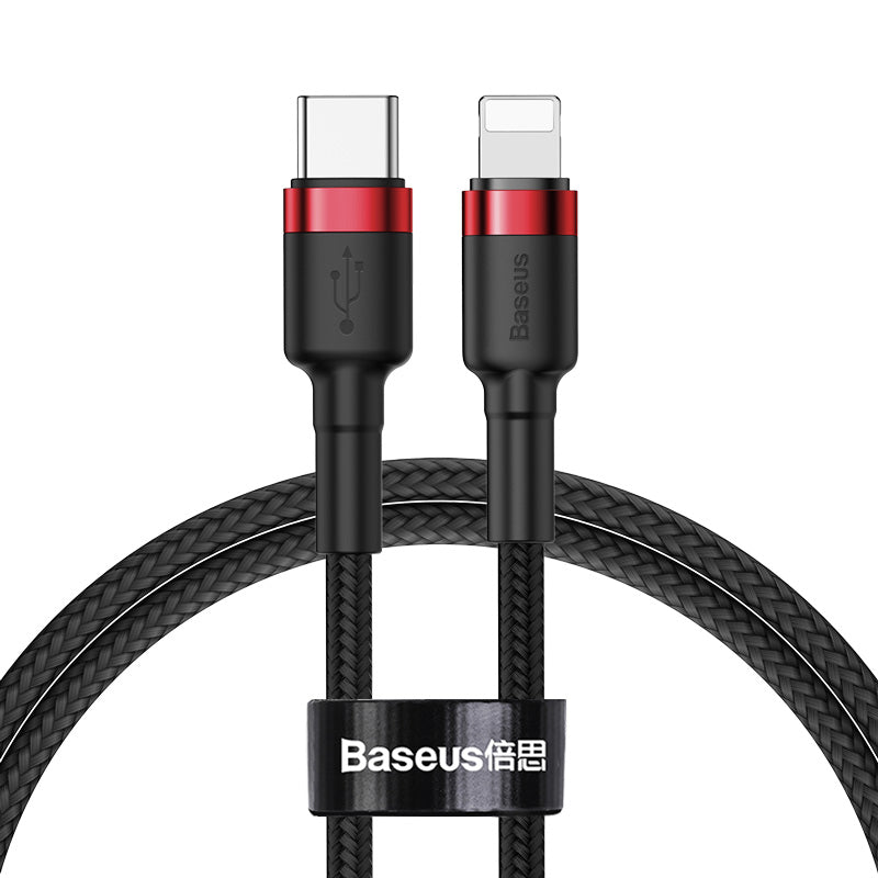 Baseus CAFULE Data Sync Charging Cable Type-C to IP 18W PD Fast Quick Charger for iPhone 12 11 X Pro Max