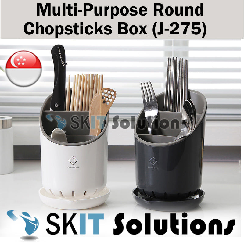 Kitchen Cutlery Organizer Chopsticks Box Holder Stand Utensil Container Storage Drainer Household
