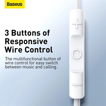 Baseus Encok C17 Type-C Wired In-Ear Lateral Earphone