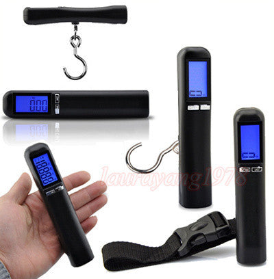 10g - 40Kg LCD Digital Luggage Weight Scale with Hook or Belt