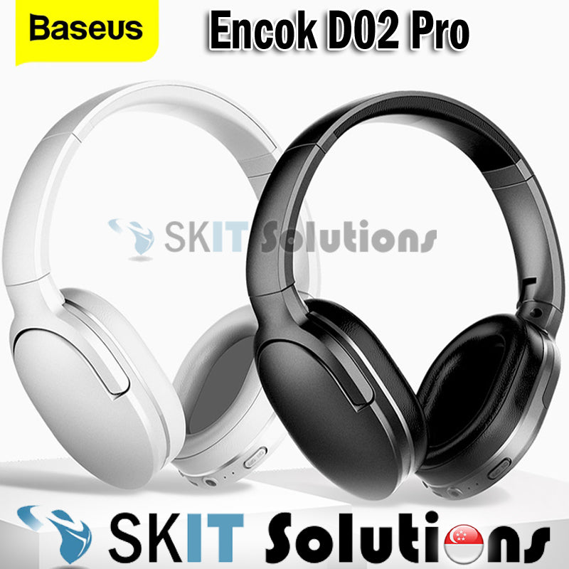 Baseus D02 Pro Wireless Headphones Sport Bluetooth 5.3 Foldable Gaming Earphone Handsfree Headset
