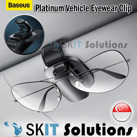 Baseus Platinum Vehicle Eyewear Clip Car Sunglasses Holder Clamping Interior Accessory Organizer