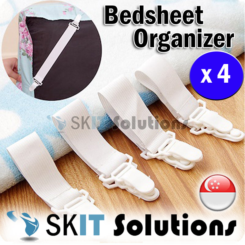 ★Bedsheet Organizer Organiser Hook★Tidy Bed Sheet Neatly★Button Type★Sleep Better Night★