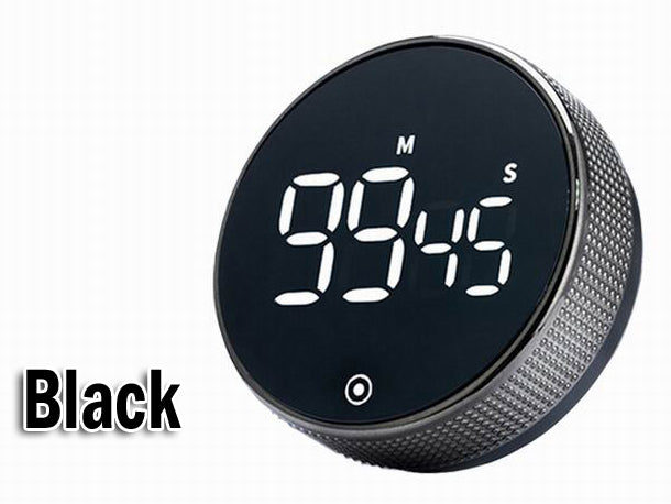 Rotation Countdown Timer Large LCD Display LED Magnetic Stopwatch Rota ...