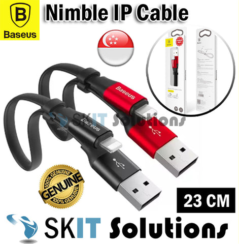 Baseus 23cm Nimble Portable Lightning USB Cable for iPhone