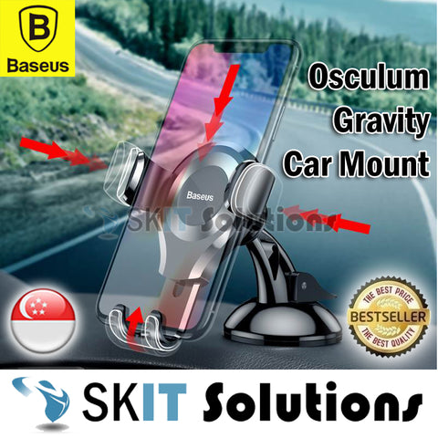 Baseus Osculum Type Gravity Stand Car Mount Phone Holder 