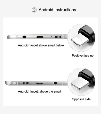 Baseus Two-in-One 2in1 Portable Cable iOS Android iPhone Samsung Wire 23cm Short