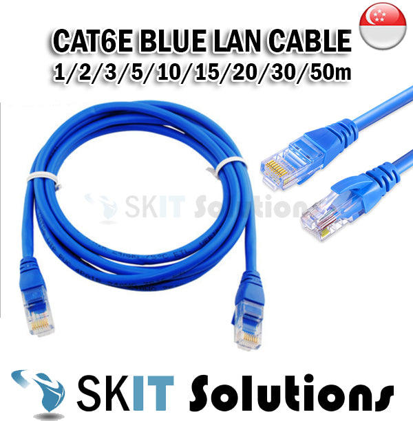 ★ Cat 6E ★ LAN Ethernet Networking Round Cable for Internet Modem/Router/Printer/Laptop 1/2/3/5/10/15m