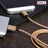 iWalk Metallic Fast Charging  Sync Cable Charger Data Connector Type C 2A TypeC