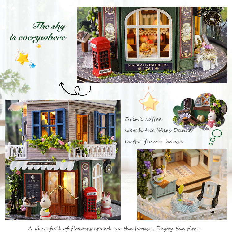 CuteRoom Look For A Star★Miniature Doll House Dollhouse★DIY Gift Wooden Handmade