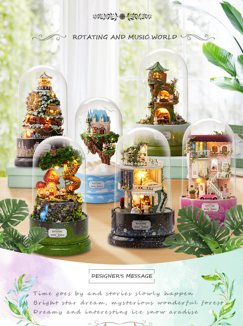 CuteRoom Snowy Wonderland★Miniature Doll House Dollhouse★DIY Gift Wooden 3D