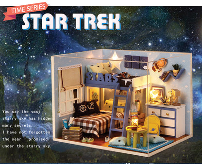 CuteRoom Star Trek★Miniature Doll House Dollhouse★DIY Gift Wooden Handmade 3D