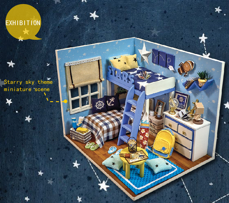 CuteRoom Star Trek★Miniature Doll House Dollhouse★DIY Gift Wooden Handmade 3D