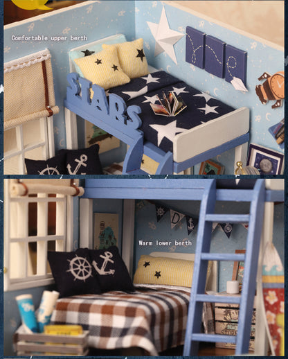CuteRoom Star Trek★Miniature Doll House Dollhouse★DIY Gift Wooden Handmade 3D