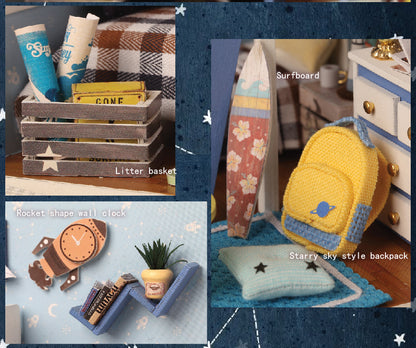 CuteRoom Star Trek★Miniature Doll House Dollhouse★DIY Gift Wooden Handmade 3D