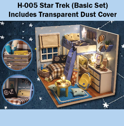 CuteRoom Star Trek★Miniature Doll House Dollhouse★DIY Gift Wooden Handmade 3D