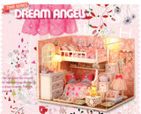 CuteRoom Dream Angels★Miniature Doll House Dollhouse★DIY Gift Wooden Handmade 3D
