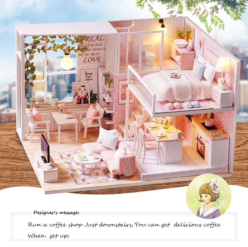 CuteRoom Tranquil Life★Miniature Doll House Dollhouse★DIY Gift Wooden Handmade