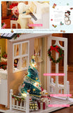 CuteRoom Holiday Times★Miniature Doll House Dollhouse★DIY Gift Wooden Handmade