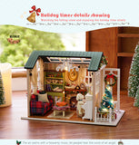 CuteRoom Holiday Times★Miniature Doll House Dollhouse★DIY Gift Wooden Handmade