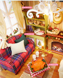CuteRoom Holiday Times★Miniature Doll House Dollhouse★DIY Gift Wooden Handmade