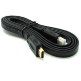 FLAT V1.4 HDMI Cable Wire 1.5M for Blue Ray DVD PS3 3D LED LCD HD TV Box HDTV