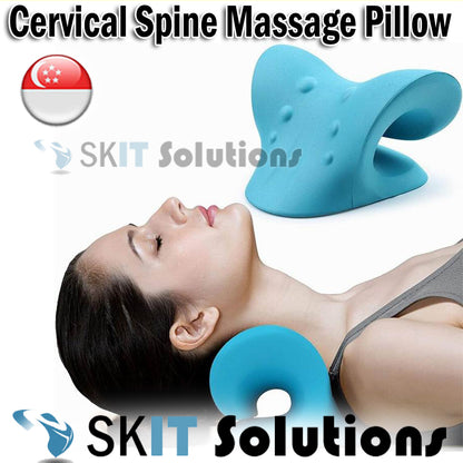 Cervical Spine Massage Pillow Basic Neck Shoulder Stretch Traction Pain Relief Muscle Relaxation