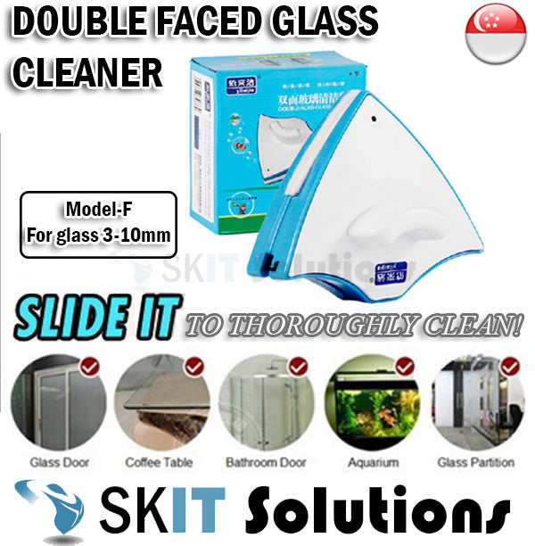 Magnetic Double Faced Window Glass Cleaner★Easy n Safe Cleaning Tool ★Clean Wiper Dust Sands Model F
