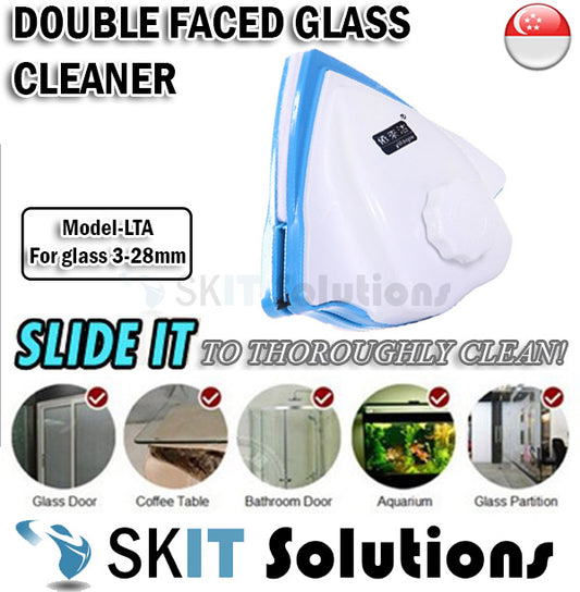 Magnetic Double Faced Window Glass Cleaner★Easy n Safe Cleaning Tool ★Clean Wiper Dust Model LT-A