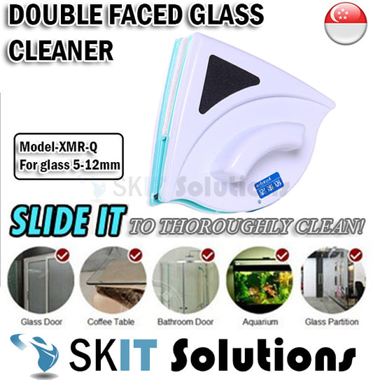 Magnetic Double Faced Window Glass Cleaner★Easy n Safe Cleaning Tool ★Clean Wiper Dust Model XMR-Q