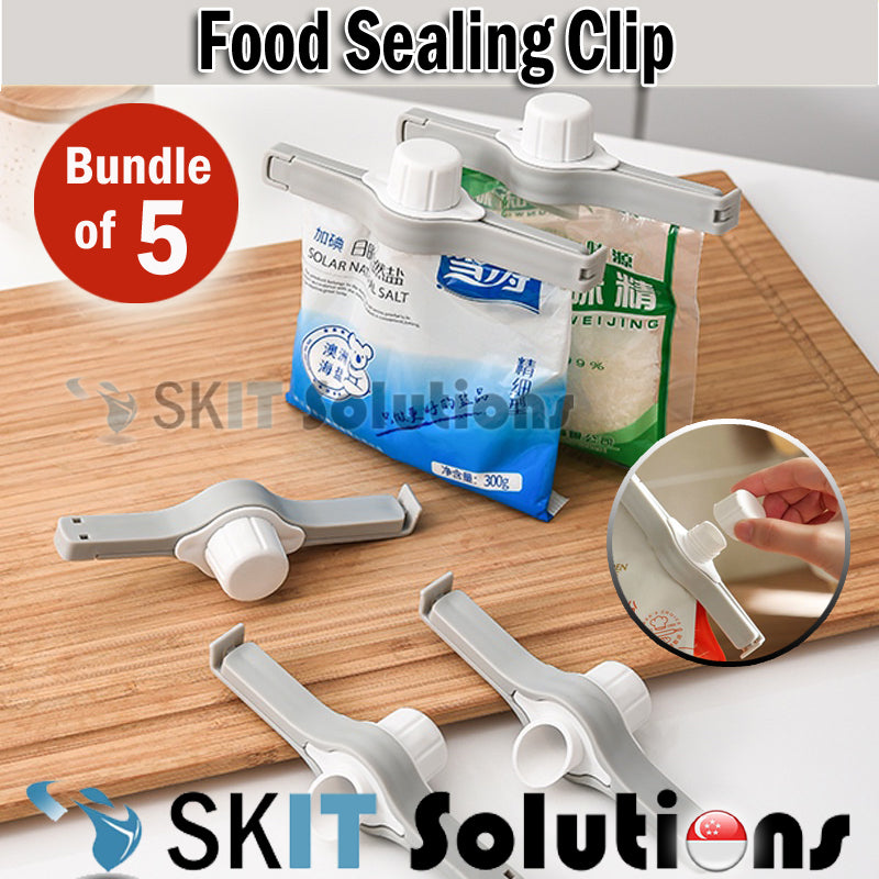 Food Sealing Clip Reusable Kitchen Snack Liquid Dispenser Nozzle with Lid Easy Discharge Sealer