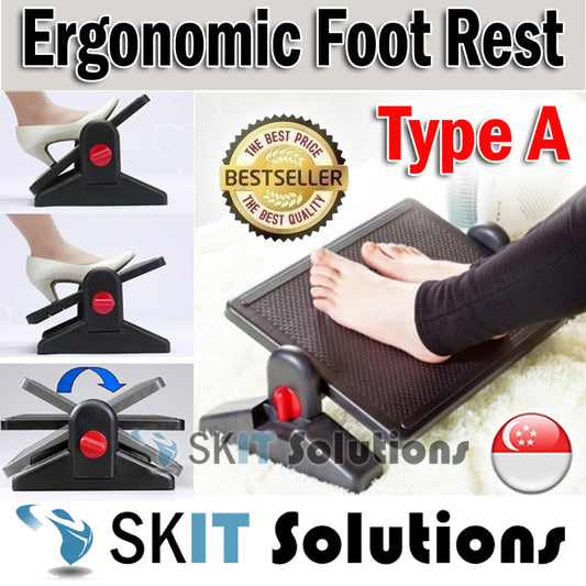 ★Adjustable Foot Rest Pad★FootRest Improve Posture Blood Circulation★Massage Non-Skid Surface★