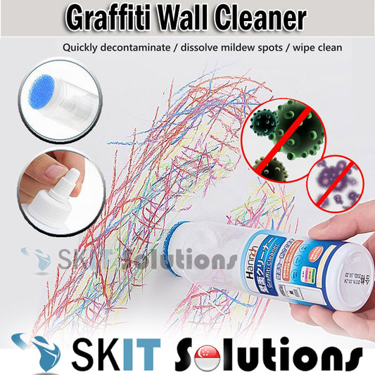 Hannah Graffiti Wall Cleaner Effective Stain Remover Household Water Paint Pencil Marks Mold Removal