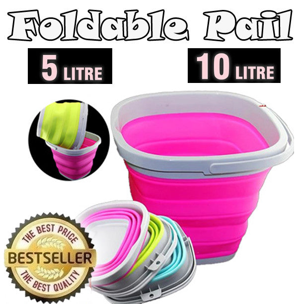 Waterproof and Retractable Outdoor Water Pail 5 / 10 Litre