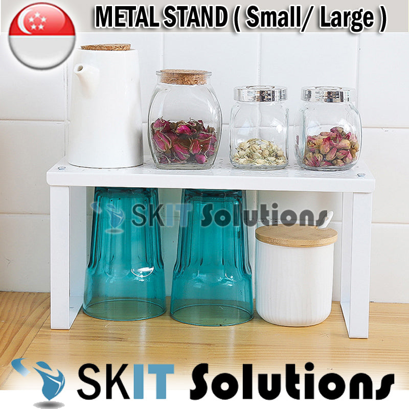  Metal Kitchen Support Shelf Rack Stand tray Display Multipurpose Storage Space Saver