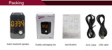 Musky DY38 Mini HiFi Speaker Bluetooth Calendar FM Radio Clock Wireless Player
