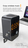 Musky DY38 Mini HiFi Speaker Bluetooth Calendar FM Radio Clock Wireless Player