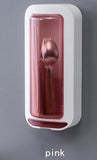 Rotating Kitchen Cutlery Organizer Chopsticks Box Holder Utensil Container Storage Drainer Stand